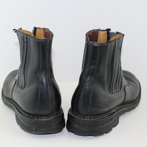 John Fluevog Black Leather Zip Ankle Boots (8 US) main image 6